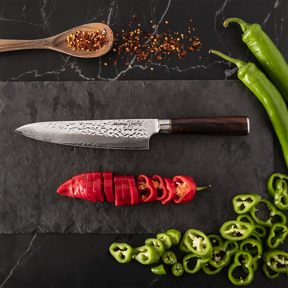 Set couteau de chef et utilitaire - Collection Sakoma - Maison Damas