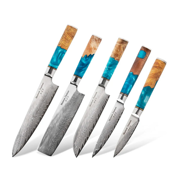 Juego de 5 cuchillos japoneses - Colección Niigata 