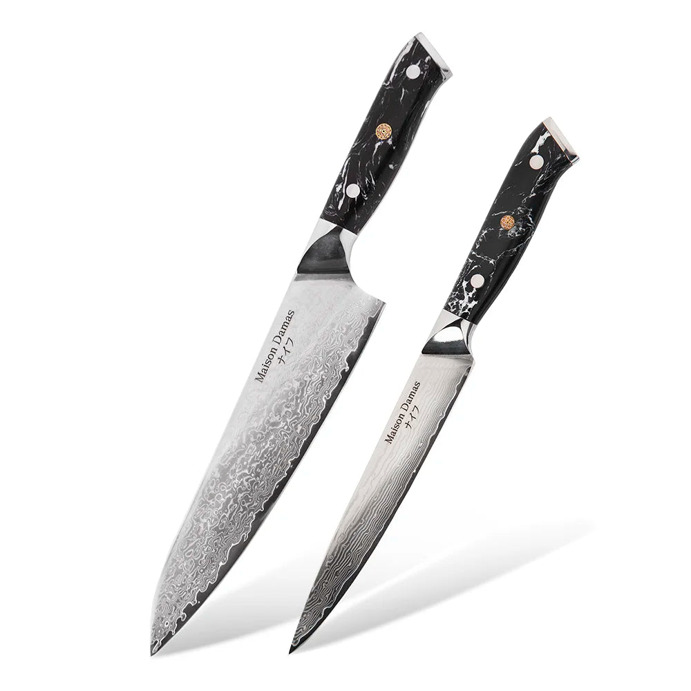 Set de couteau de chef et utilitaire - Collection Nagoya - Maison Damas