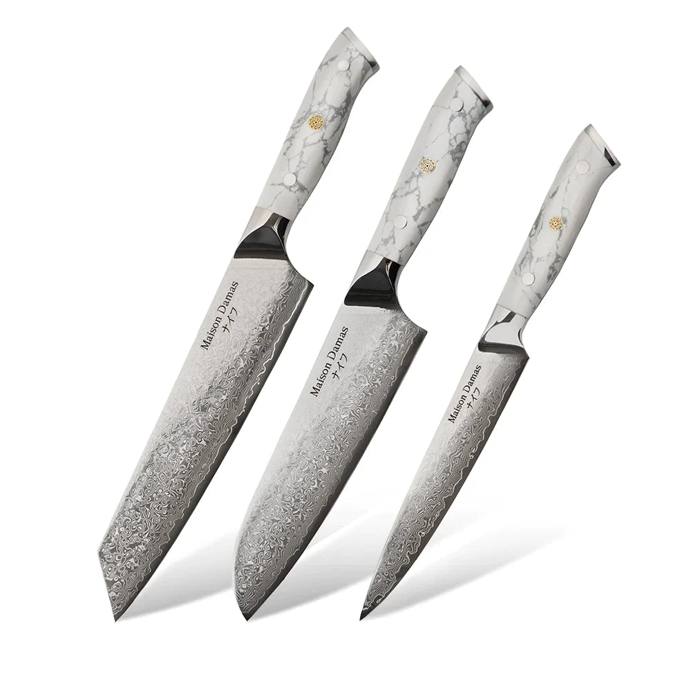 Set de 3 couteaux - Collection Akashi - Maison Damas