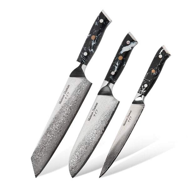 Set Di Coltelli Da Cuoco Affettatrice Professionale Da 6 Pezzi Set Di Coltelli D - Foto 8