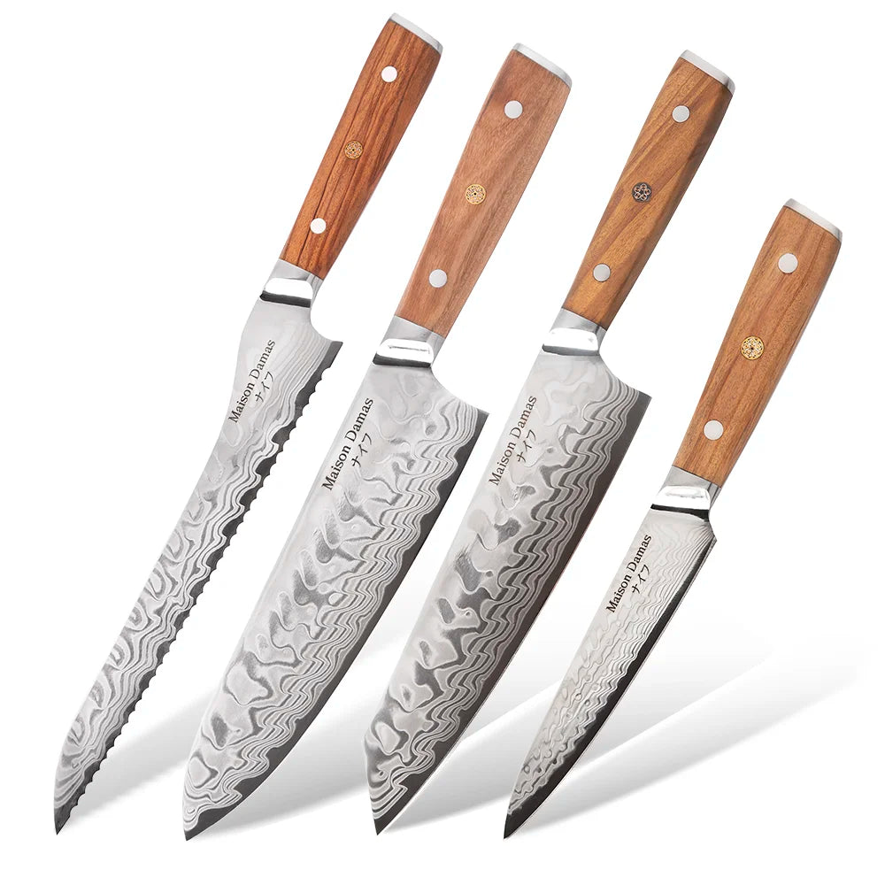 Set de 4 Couteaux de Cuisine Basic