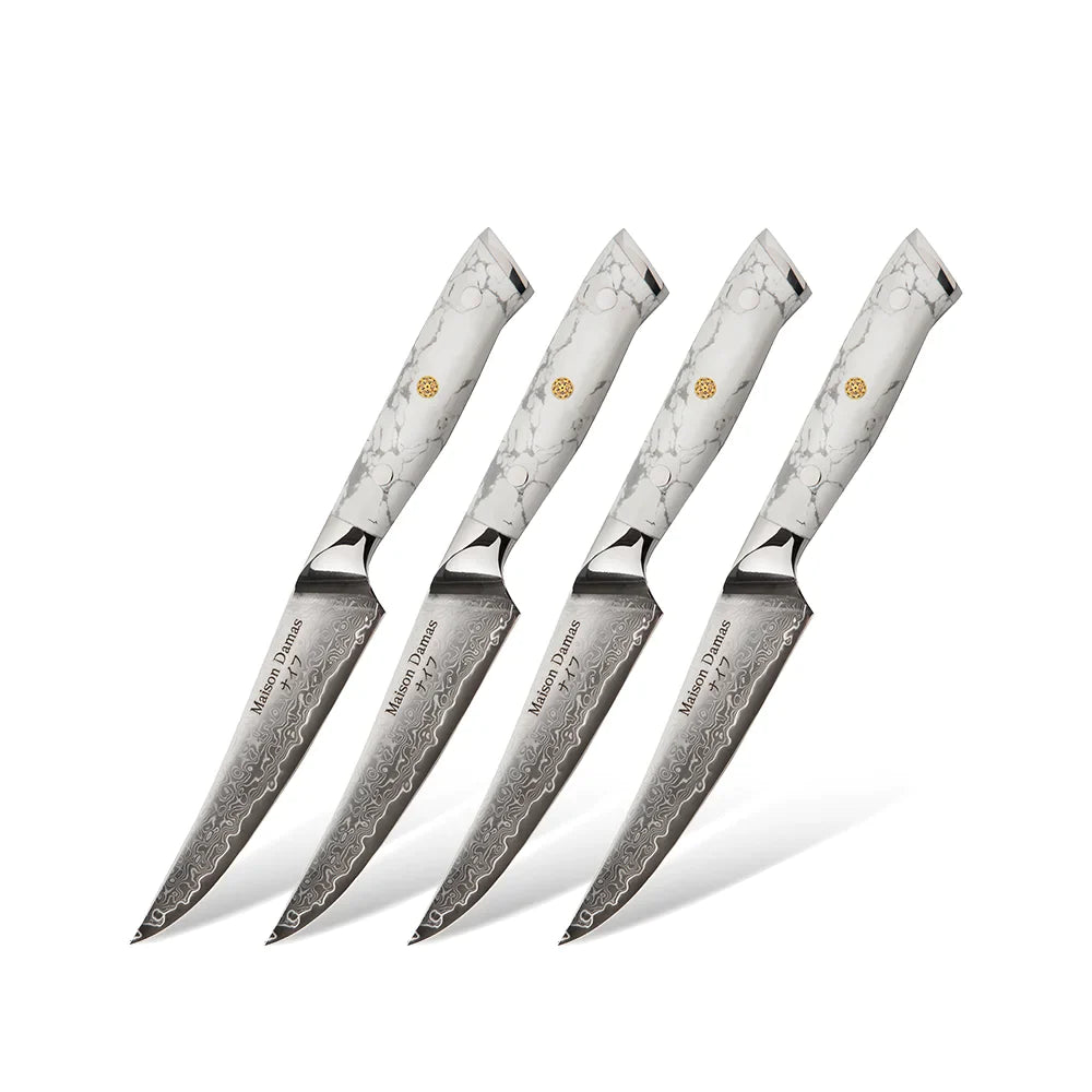 Lot de 4 couteaux à steak Akashi - Maison Damas