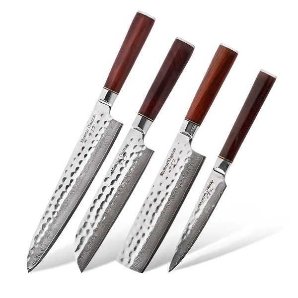 Set of 4 japanese knives - Sakoma collection - Maison Damas