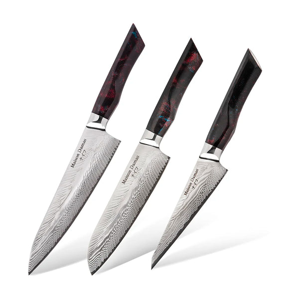 Set of 3 knives - Akita collection - Maison Damas