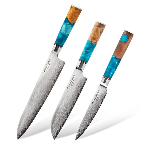 Set of 3 knives - Collection Niigata - Maison Damas