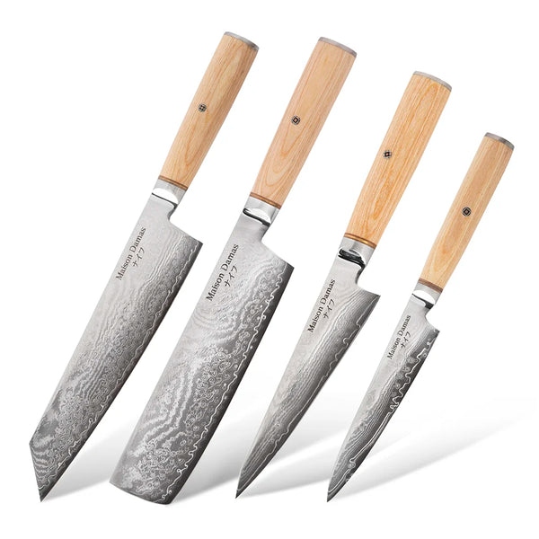 Set of 4 japanese knives - Matsu collection - Maison Damas