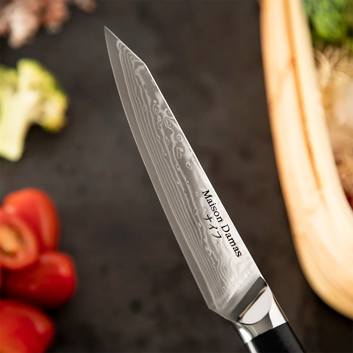 Set di coltelli santoku e utility - collezione Yoko - Maison Damas